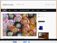 Tablet Screenshot of manineinpasta.com